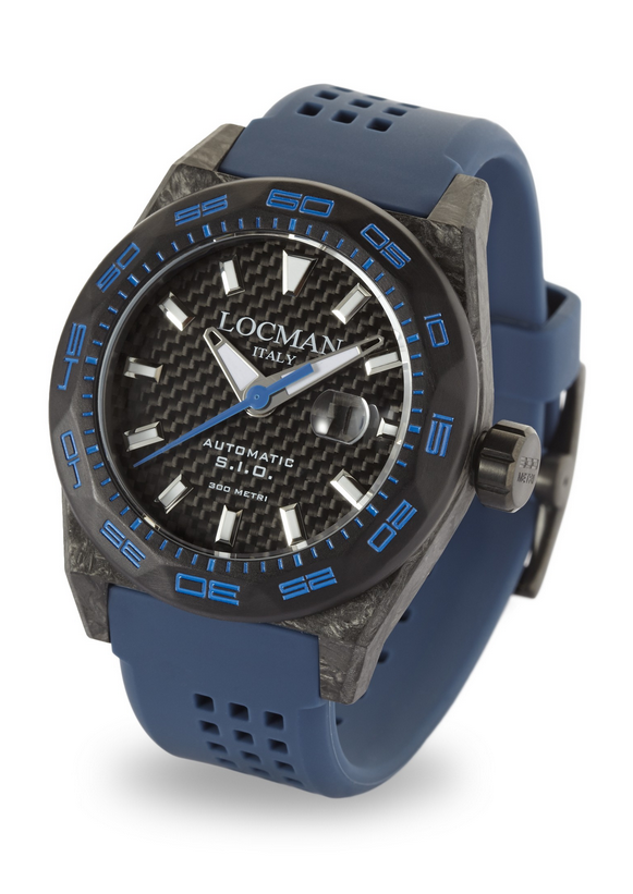 OROLOGIO LOCMAN STEALTH AUTOMATICO 300MT CARBONIO REF. 0216V3-CBCBNKBS2B