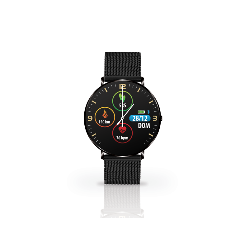 OROLOGIO SMARTWATCH TECHMADE KOSMOS MAGNETIC BLACK