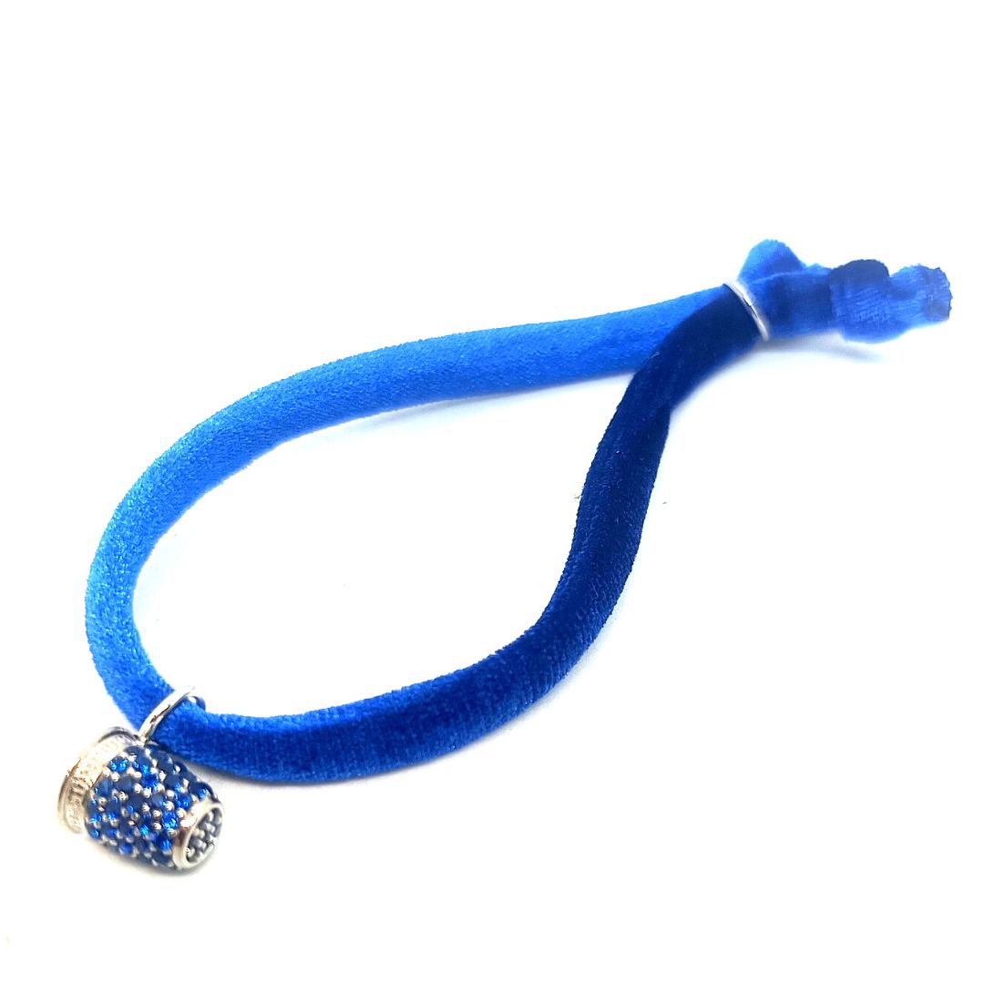 Keep Out BRACCIALE VELVET con PIETRE-blu